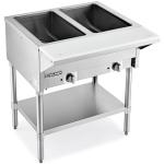 WILPREP 2 Well Electric Food Warmer with Cutting Board