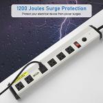 Heavy Duty 20 Amp Surge Protector Power Strip