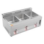 18L 3-Pan Gas Food Warmer for Catering