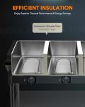 WILPREP 3 Well Electric Food Warmer with Shelf