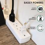 15 Ft Surge Protector Power Strip with 6 Outlets