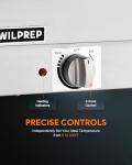 WILPREP 3 Well Electric Food Warmer with Shelf