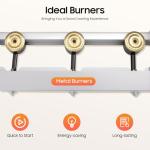 18L 3-Pan Gas Food Warmer for Catering