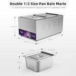 TOPKITCH Commercial 2-Pan Food Warmer Countertop