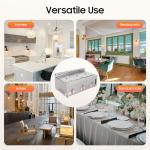 18L 3-Pan Gas Food Warmer for Catering