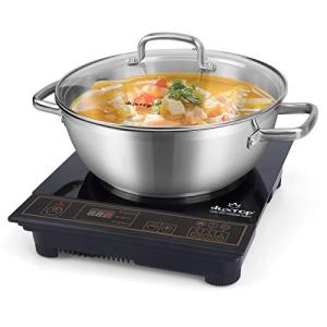 Duxtop 1800W Portable Induction Cooktop with Pot