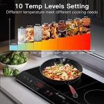 Aobosi Portable Double Induction Cooktop Burner 1800W