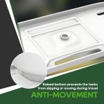 Dual Propane Tank Mount for RVs and Trailers