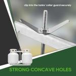 Dual Propane Tank Mount for RVs and Trailers