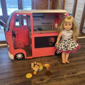 Our Generation Grill To Go Food Truck Set