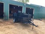 BBQ Smoker Grill Trailer with Firewood Storage