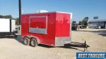 7x12 Food Truck Trailer with Sinks and AC
