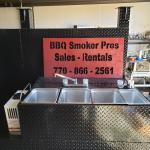 BBQ Smoker Grill Trailer with Firewood Storage