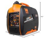 WEN 2,250-W Super Quiet Portable Inverter Generator