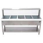 Kratos Electric Steam Table with Overshelf and 5 Wells
