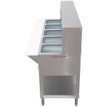 Kratos Electric Steam Table with Overshelf and 5 Wells