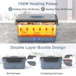 Electric Lunch Box Heater 4-in-1 Portable Food Warmer