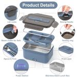 Electric Lunch Box Heater 4-in-1 Portable Food Warmer