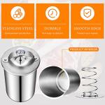 Stainless Steel Meat Press with Thermometer - 2 Pieces