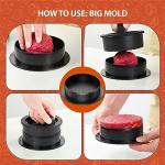 4-in-1 Hamburger Press with Wax Discs