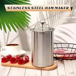 Stainless Steel Meat Press with Thermometer - 2 Pieces