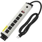 Heavy Duty 12 Gauge Power Strip with 15 ft Cord
