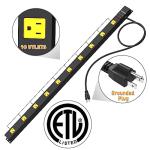 ZESEN 10-Outlet Heavy Duty Surge Protector Strip