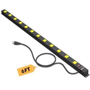 12 Outlet Power Strip with 6FT Cord
