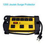 Heavy Duty 8-Outlet Surge Protector with Extension Cord