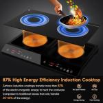 Zarbaco Portable Double Induction Cooktop - 1800W