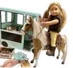 Our Generation Blue Ice Cream Truck with Doll