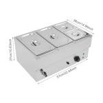 4-Pan Electric Steam Table for Catering