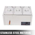 3-Pan Electric Steam Table Food Warmer