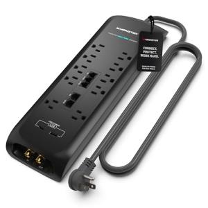 Heavy Duty Surge Protector Power Strip with Outlets