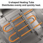 Stainless Steel 19 Qt Bain Marie Food Warmer