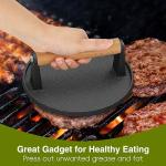 Wildone Heavy-Duty Burger Press with Wooden Handle