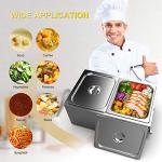 Stainless Steel 19 Qt Bain Marie Food Warmer