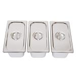 3-Pan Electric Steam Table Food Warmer