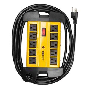 Heavy Duty Surge Protector Power Strip with 15 ft Cord