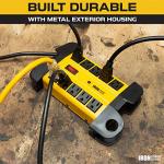 Heavy Duty Surge Protector Power Strip with 15 ft Cord