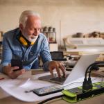 Heavy-Duty Power Strip with USB Outlets