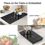 VBGK 2300W Double Induction Cooktop with Touch Screen