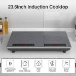 VBGK 24 Inch Double Induction Cooktop with Timer