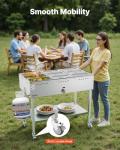 VEVOR 9-Pan Propane Steam Table for Outdoors
