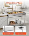 VEVOR 3-Pan Electric Food Warmer for Catering