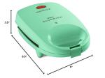 Mini Sandwich Maker in Mint Green for Quick Meals