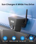 Wireless Solar Backup Camera with 5" HD Monitor