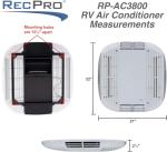 RecPro 13.5K Quiet AC for Food Trucks