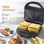 Aigostar 3-in-1 Panini Press & Waffle Maker