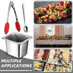 16-Pc Metal Hotel Steam Table Pan Set